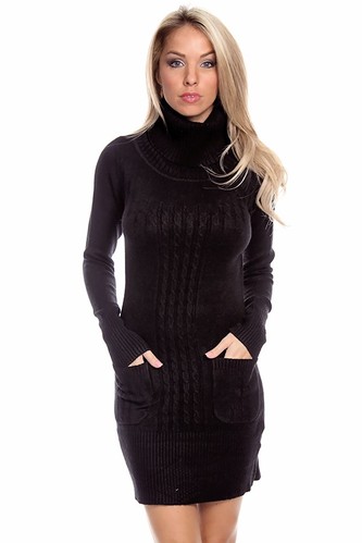 long sweater,black sweater,sweater dress