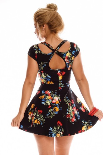 sexy dress,sexy party dress,floral party dress