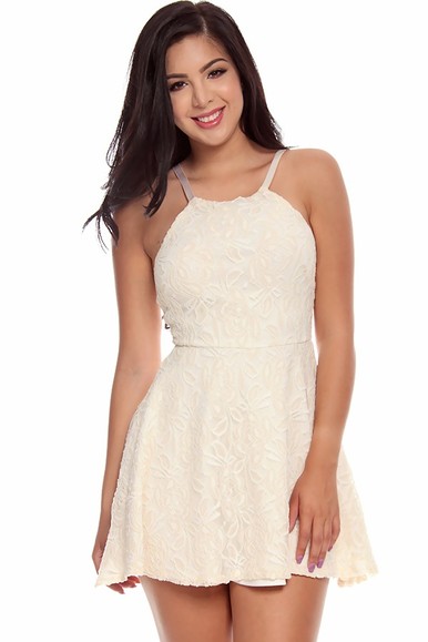 white dress,casual dress,floral lace dress