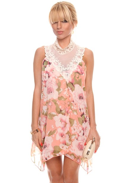 sexy dress,chiffon dress,floral print dress,sexy floral dress,mesh lace dress