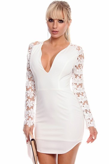white lace dress,lace party dress,sexy party dress